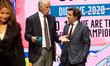 Giovanni Malagò president of CONI (L) and Urbano Cairo, RCS Mediagroup president (R) attte...