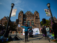 As part of a national day of action, members of the Six Nations and allies gathered at Queens Park demanding an end to the criminalization o...