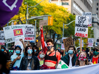 As part of a national day of action, members of the Six Nations and allies march from Queens Park down University Avenue demanding an end to...