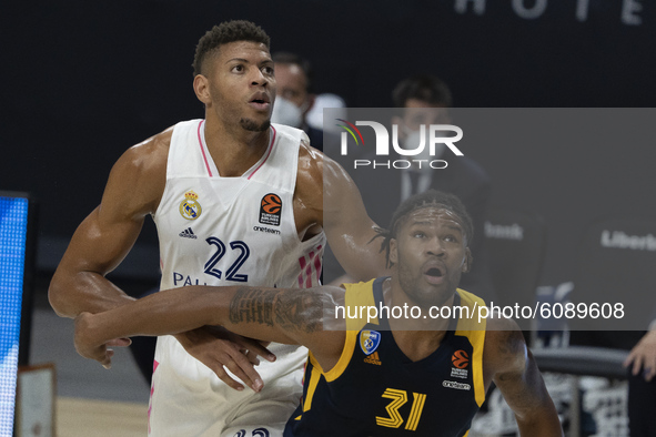 Walter Samuel Tavares  of Real Madrid  during the 2020/2021 Turkish Airlines EuroLeague Regular Season Round 3 match between Real Madrid and...