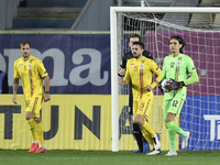 Ciprian Tatarusanu of Romania in action of UEFA Nations League football match in Ploiesti city October 14, 2020. (