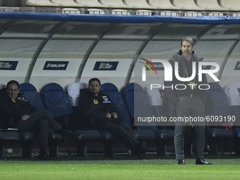 Franco Foda head coach of Austria in action during during the UEFA Nations League match between Romania v Austria, in Ploiesti, Romania, on...