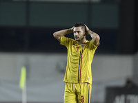 Alin Tosca of Romania in action during the game during the UEFA Nations League match between Romania v Austria, in Ploiesti, Romania, on Oct...