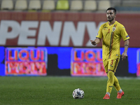 Alin Tosca of Romania in action during the game during the UEFA Nations League match between Romania v Austria, in Ploiesti, Romania, on Oct...