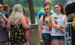 Participants and spectators took to the streets honoring LGBTQ rights during the 2019 Gay...