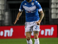 Bruno Martella of Brescia in action during the match between Brescia and Lecce for the Serie B at Stadio Mario Rigamonti, Brescia, Italy, on...