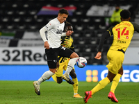 
Lee Buchanan of Derby County during the Sky Bet Championship match between Derby County and Watford at the Pride Park, Derby on Friday 16th...