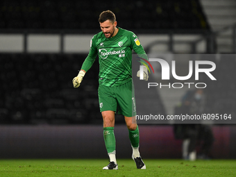 
Ben Foster of Watford celebrates after his side scored a goal during the Sky Bet Championship match between Derby County and Watford at the...