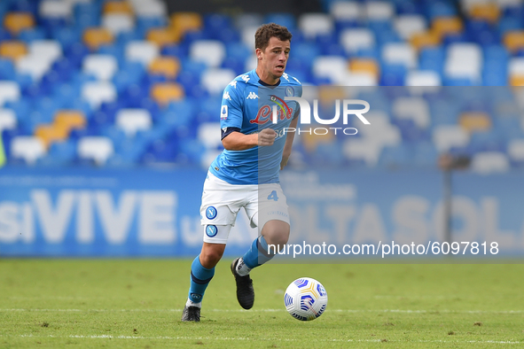 Diego Demme of SSC Napoli during the Serie A match between SSC Napoli and Atalanta BC at Stadio San Paolo Naples Italy on 17 Ottobre 2020. 