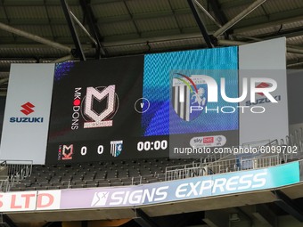  Sky Bet League One match between MK Dons and Gillingham at Stadium MK, Milton Keynes on Saturday 17th October 2020.  (
