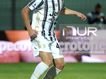 Dejan Kulusevski of  Juventus Fc during the Serie A match between Fc Crotone and Juventus Fc on October 17, 2020 stadium "Ezio Scida" in Cro...