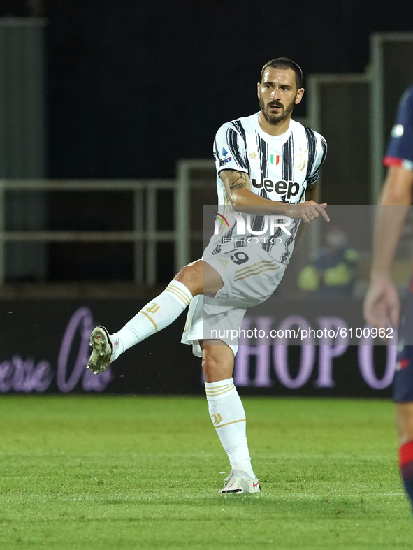 Leonardo Bonucci of  Juventus Fc during the Serie A match between Fc Crotone and Juventus Fc on October 17, 2020 stadium "Ezio Scida" in Cro...