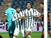 Alvaro Morata of  Juventus Fc during the Serie A match between Fc Crotone and Juventus Fc on October 17, 2020 stadium "Ezio Scida" in Croton...