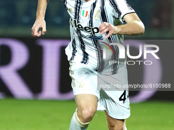 Federico Chiesa of  Juventus Fc during the Serie A match between Fc Crotone and Juventus Fc on October 17, 2020 stadium "Ezio Scida" in Crot...