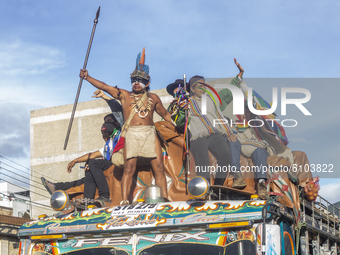 Several indigenous people from the minga arrive in Bogotá. A caravan of 8,000 indigenous people, members of the Valle and Cauca reservations...