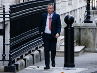 David Frost, special adviser to British Prime Minister Boris Johnson and lead Brexit negotiator, walks along Downing Street in London, Engla...