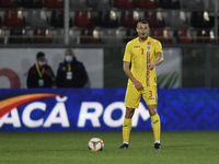 Radu Dragusin of Romania in action during the soccer match between Romania U21 and Malta U21 of the Qualifying Round for the European Under-...
