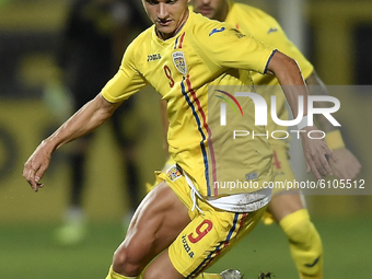 George Ganea of Romania in action during the soccer match between Romania U21 and Malta U21 of the Qualifying Round for the European Under-2...