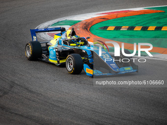 Gillian Henrion 33 of Gillian Track Events GTE drives during the Formula Regional European Championship at Autodromo Nazionale di Monza on O...