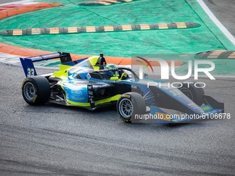 Gillian Henrion 33 of Gillian Track Events GTE drives during the Formula Regional European Championship at Autodromo Nazionale di Monza on O...