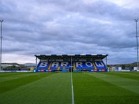   A general view of the inside of the stadium before the Sky Bet League 2 match between Barrow and Bolton Wanderers at the Holker Street, Ba...