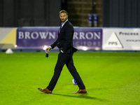   Bolton Wanderers manager Ian Evatt during the Sky Bet League 2 match between Barrow and Bolton Wanderers at the Holker Street, Barrow-in-F...