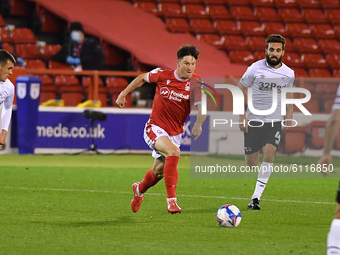 
Joe Lolley of Nottingham Forest during the Sky Bet Championship match between Nottingham Forest and Derby County at the City Ground, Nottin...