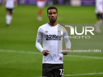 
Nathan Byrne of Derby County during the Sky Bet Championship match between Nottingham Forest and Derby County at the City Ground, Nottingha...
