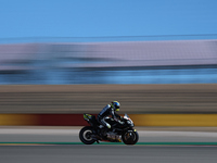 Johann Zarco (5) of France and Esponsorama Racing during the qualifying for the MotoGP of Teruel at Motorland Aragon Circuit on October 24,...