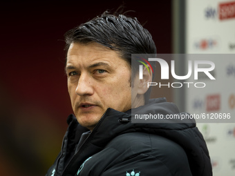 Watford Manager Vladimir Ivic  during the Sky Bet Championship match between Watford and Bournemouth at Vicarage Road, Watford on Saturday 2...