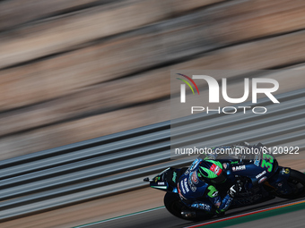Enea Bastianini (33) Of Italy And Italtrans Racing Team during the qualifying for the MotoGP of Teruel at Motorland Aragon Circuit on Octobe...