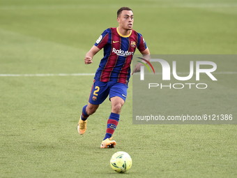 Sergino Dest during the match between FC Barcelona and Real Madrid CF, corresponding to the week 7 of the Liga Santander, played at the Camp...