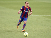 Sergino Dest during the match between FC Barcelona and Real Madrid CF, corresponding to the week 7 of the Liga Santander, played at the Camp...