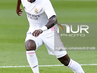 Vinicius Junior during the match between FC Barcelona and Real Madrid CF, corresponding to the week 7 of the Liga Santander, played at the C...
