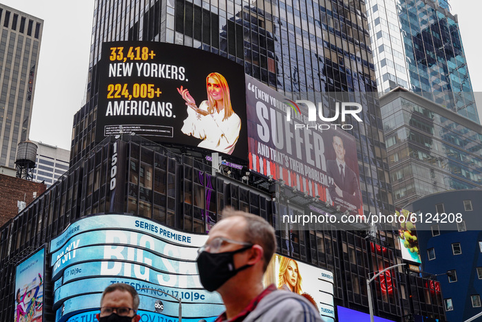 Lincoln Project Billboard Times Square