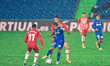 Damian Suarez, Darwin Machis and Jorge Molina during La Liga match between Getafe CF and G...