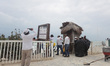 CANCUN, MEXICO - OCTOBER 27:Authorities lift the sand from the main streets of the city, d...