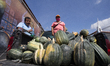 The Traditional Day of the Dead tianguis in Ozumba, Mexico, on October 28, 2020. The tiang...