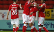  Charlton Athletic's Conor Washington celebrates his goal during Sky Bet League One betwee...