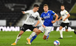 Tom Lawrence of Derby County during the Sky Bet Championship match between Derby County a...