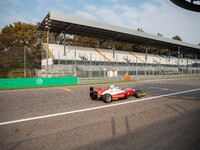 General view of the Autodromo Nazionale Monza empty during a motor race without audience after the measures imposed to slow the Coronavirus...