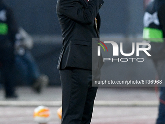 Stamen Belcev manager of CSKA-Sofiaduring the UEFA Europa League Group A stage match between AS Roma and CSKA Sofia at Stadio Olimpico, Rome...