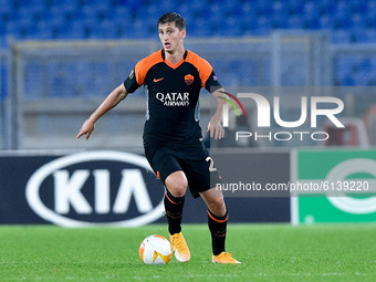 Marash Kumbulla of AS Roma during the UEFA Europa League Group A stage match between AS Roma and CSKA Sofia at Stadio Olimpico, Rome, Italy...