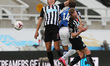  Newcastle United's Fabian Schar in action with Cenk Tosun of Everton during the Premier L...