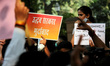 Members of Akhil Bhartiya Vidyarthi Parishad (ABVP) protest against Maharashtra govt over...