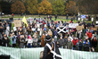 Anti-mask and Covid-hoax group "Saving Scotland" protest outside of the Scottish Parliamen...