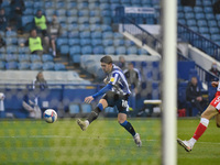 Josh Windass of Sheffield Wednesday shoots  during the Sky Bet Championship match between Sheffield Wednesday and Millwall at Hillsborough,...