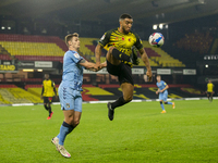 Troy Deeney of Watford during the Sky Bet Championship match between Watford and Coventry City at Vicarage Road, Watford on Saturday 7th Nov...