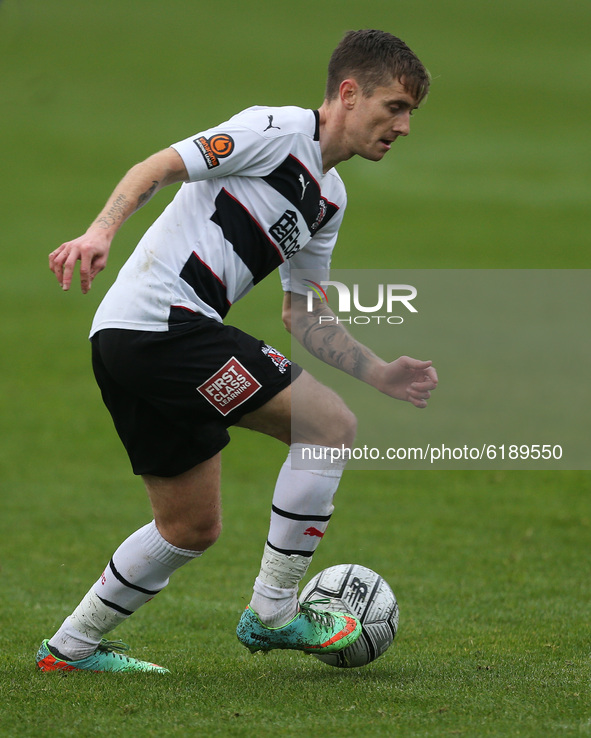   during the Vanarama National League North match between Darlington and AFC Telford United at Blackwell Meadows, Darlington on Saturday 14t...