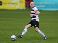 Will Hatfield  of Darlington  during the Vanarama National League North match between Darlington and AFC Telford United at Blackwell Meadows...